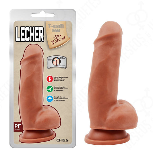 Dildo Realista T-Skin Real "Lecher" 18 cm